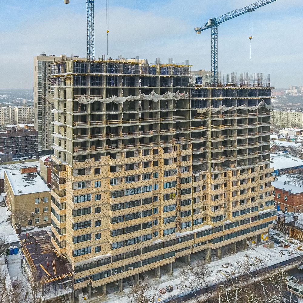 Отчёт о ходе строительства «Клубный дом на Мечникова» за Январь 2022