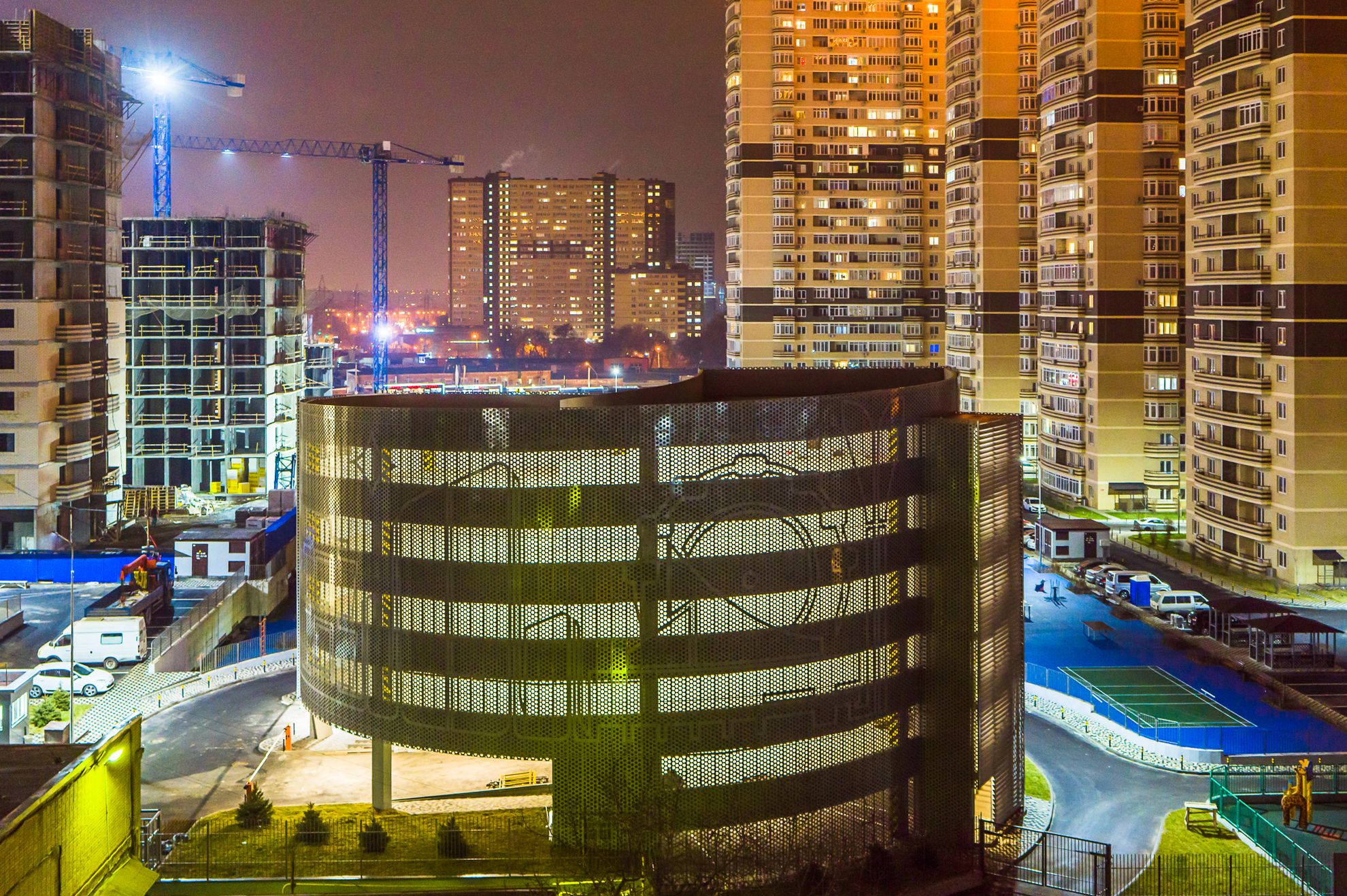 Панно с логотипом ЖК «Звезда Столицы»