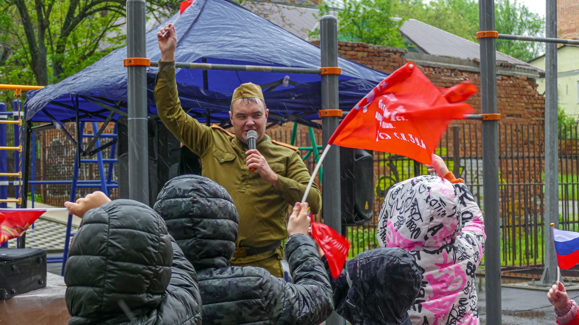 Видео с детского праздника во дворе ЖК «Центральный»