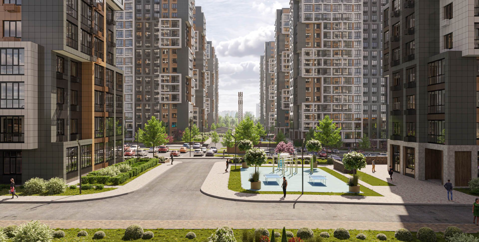 Детские и спортивные площадки