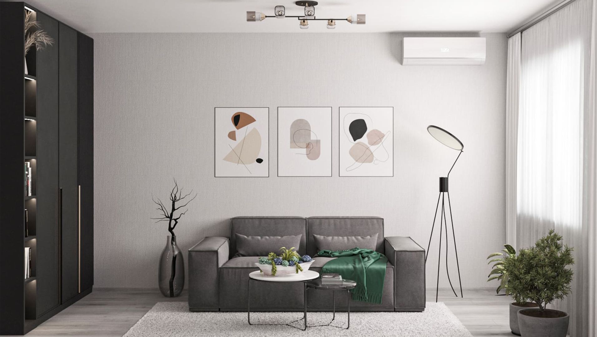 Вариант отделки №3 - Серебристый сканди