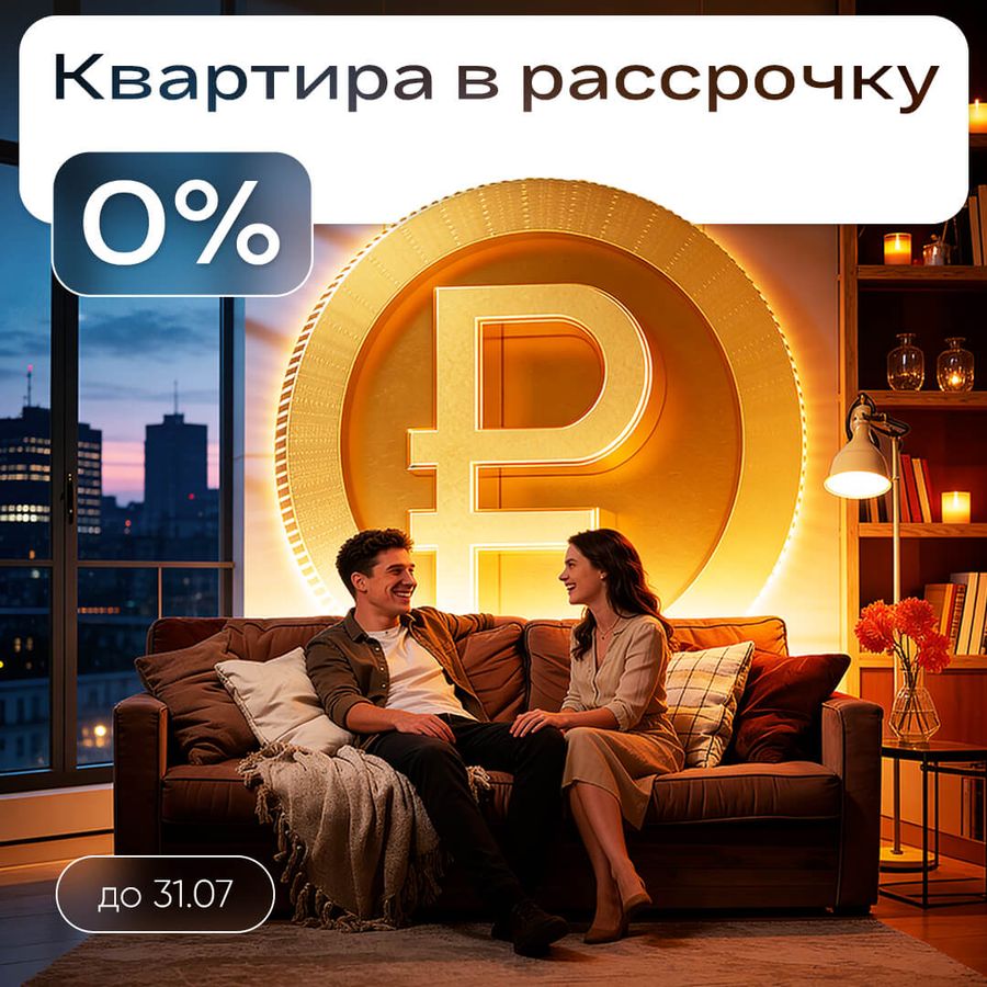 Квартира в рассрочку 0%
