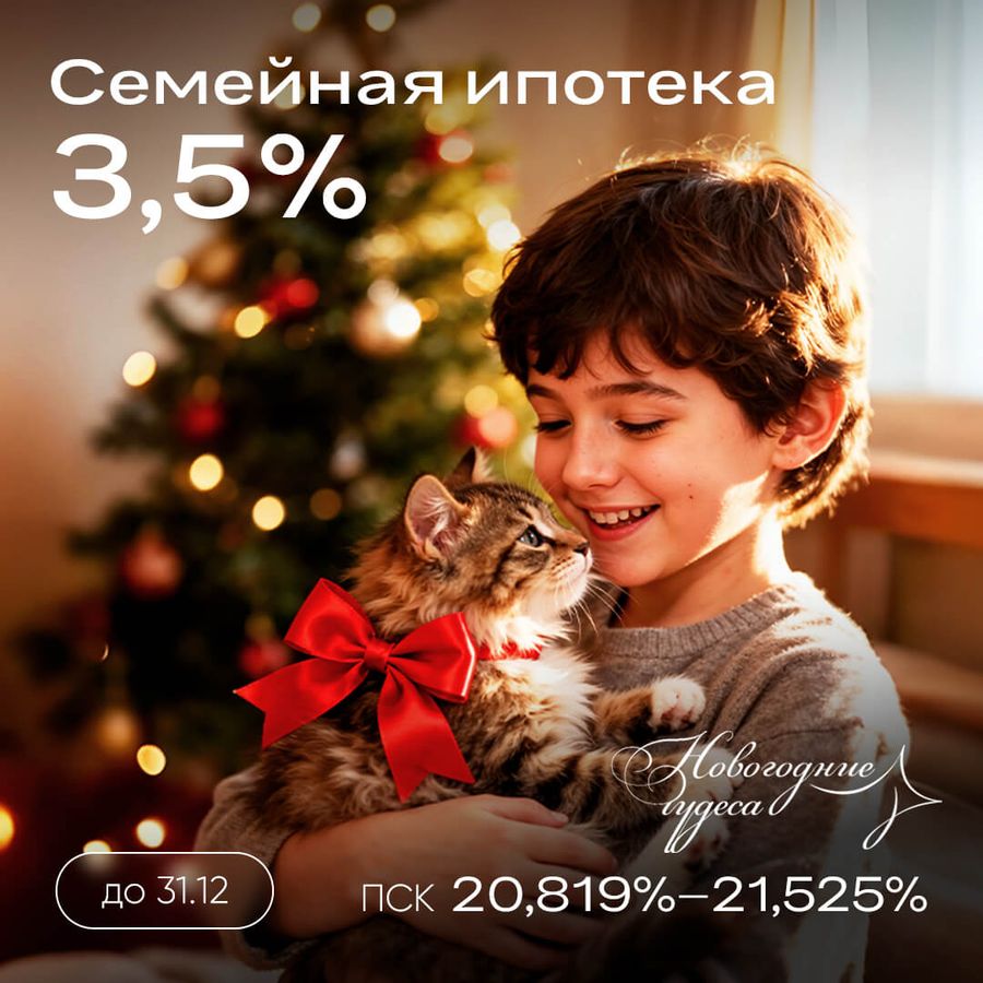 Ипотека 3,5% на весь срок