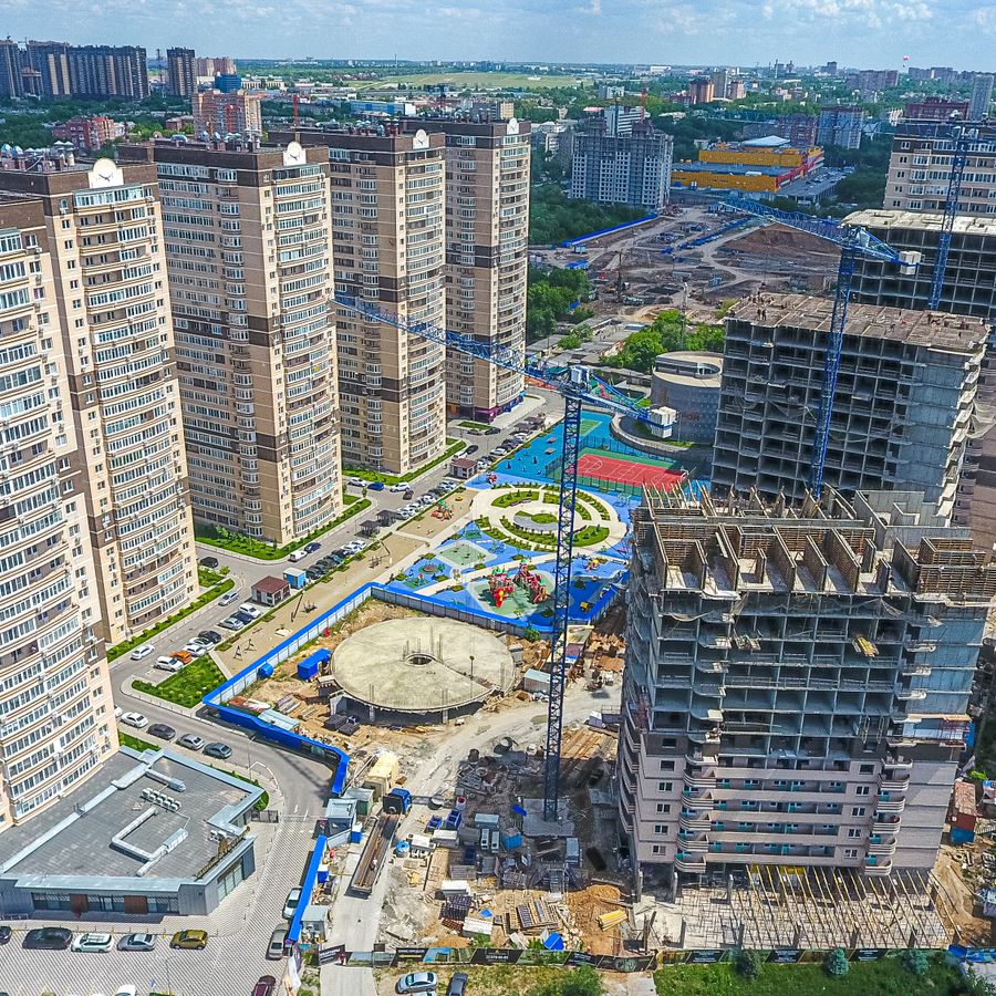 Ход строительства ЖК «Звезда Столицы» за Май 2022г.